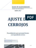 Ajuste de Cerrojos