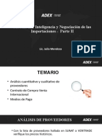 CII - Modulo III - Inteligencia y Negociacion de las Importaciones - PARTE II