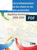 Cartografíacondicióndelainfraestructura Delsistemavialurbanoenlascapitalesprovincialesrepdom2006 2010jul2014