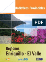 Perfiles Estadísticos Provinciales. Regiones Enriquillo y El Valle