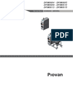PIOVAN DP605 manual