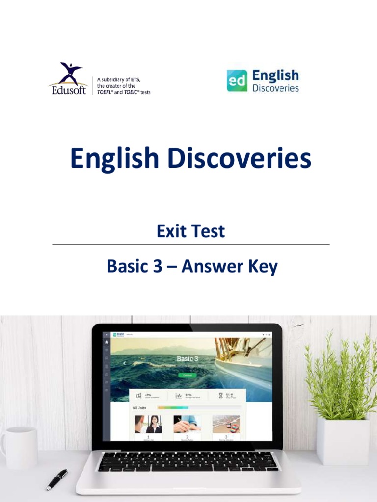 Basic 3 Exit Testanswer Key | PDF | Meal