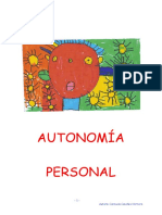 AUTONOMÍA PERSONAL. - 1 - Autora - Consuelo Caselles Herrero