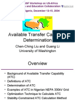 Available Transfer Capability Determination: Chen-Ching Liu and Guang Li University of Washington