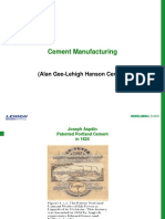 Cement Manufacturing: (Alan Gee-Lehigh Hanson Cement)