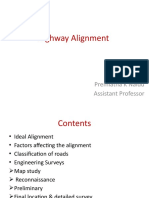 Highway Alignment: Premlatha K Naidu Assistant Professor