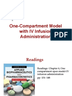 One-Compartment Model With IV Infusion Administration