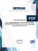 1º Seminário Interdisciplinar Do Umj-Certificado de Conclusão 608