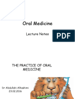 The Practice of Oral Medicine