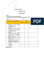 Lista de Cotejo - Mentalsesión 2