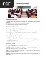 Micro-Teaching Techniques and Skills | PDF | Teachers | Learning