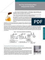 Beer Trap and Clarifying Filters Safeguard Beer Quality