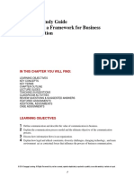 Chapter 1 Study Guide Establishing A Framework For Business Communication