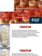 Pengenalan Bahan Baku Roti Dan Kue - Ragi