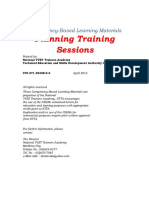 Plan Training Sessions