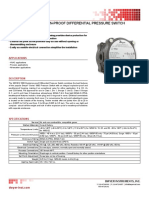 Explosion-Proof Differential Pressure Switch: SERIES 1950