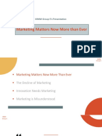 Marketing Matters Now More Than Ever: MMM Group 5's Presentation