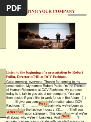 Company Presentation