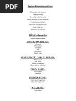 Live Food Counter Menu Overview | PDF | Fruit Preserves | Thai Cuisine