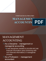 Konsep Dasar Akuntansi Manajemen
