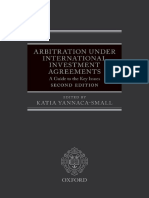 Katia Yannaca-Small (Editor) - Arbitration Under International Investment Agreements - A Guide To The Key Issues-Oxford University Press (2018)