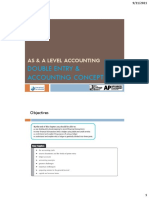 AS Level Acct - Double Entry Book Keeping - Handout