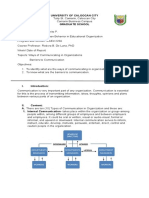 Ways of Communicating in Organizations and Barriers To Communication - Fajardo, Charito P. - MAEd220A