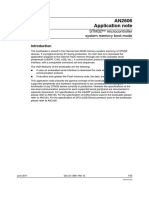 AN2606 Application Note: STM32™ Microcontroller System Memory Boot Mode