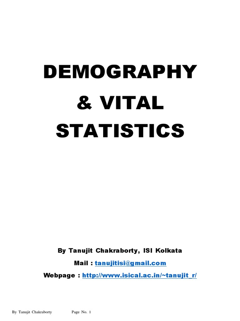 20 Vital Statistics PDF Applied Mathematics Quantitative Research