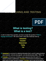U1. Teaching and Testing