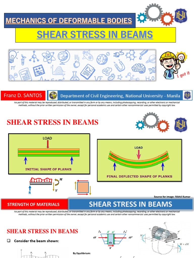 CEMDEF40 Module 14 - Shear Stress in Beams | PDF | Beam (Structure ...