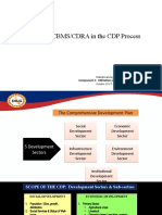 Integrating CBMS in The CDP Process