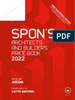 Spons Architects and Builders Price Book 2022 (Spons Price Books) by EACOM