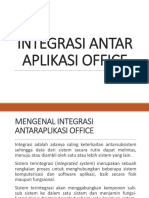 Integrasi Antar Aplikasi Office