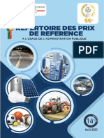 Repertoire Des Prix RPR 2021