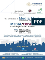Media Meet 2021 - Schedule