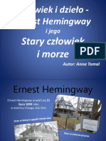 Biografia Ernest Hemingway Slupca
