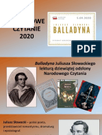 Balladyna2020 Prezentacja