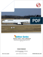 Airbus A321-100 Lufthansa: Recolored by Cibula Papercraft 2019