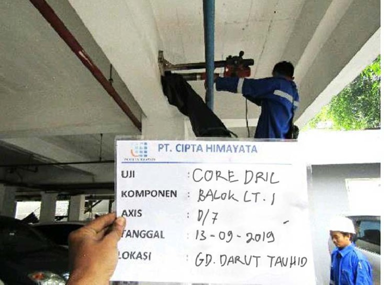 Dokumentasi Core Drill Balok | PDF