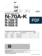 N-70A-S N-50A-K N-50A-S: Network Audio Player
