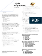 Final Written Test Format - Final