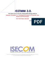 OSSTMM 3.0.: The Open Source Security Testing Methodology Manual