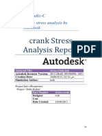 Crank Stress Analysis