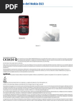 Download Nokia_E63-1_UG_es by Cristian Samuel Cardenas Ojeda SN52458009 doc pdf