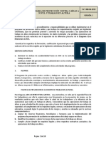 Programa de Protección Contra Caídas A Nivel y Trabajo en Alturas V.3