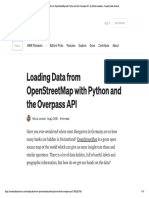 Loading Data From OpenStreetMap With Py..