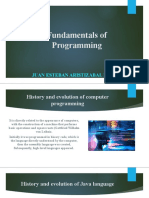 Fundamentals of Programming: Juan Esteban Aristizabal Enciso