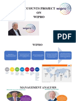 Accounts Presentation On Wipro