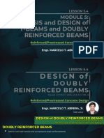 5.4 Design of Doubly Reinforced Beams